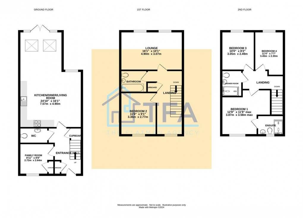 Floorplan for Infirmary Court, Arborfield