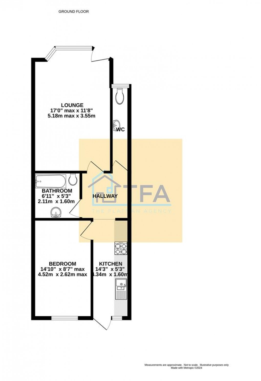 Floorplan for London Road, Reading