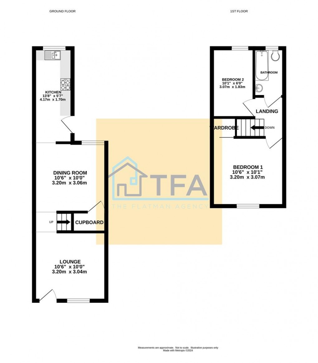 Floorplan for Waldeck Street, Reading