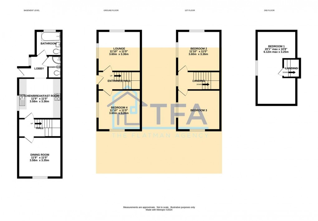 Floorplan for Norwood Road, Reading