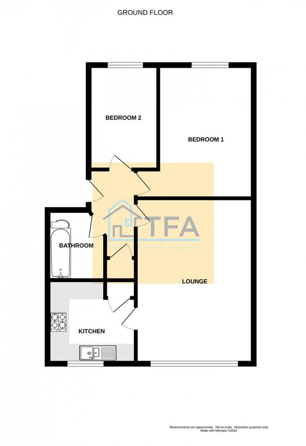 Floorplan for Josephine Court, Southcote Road, Reading