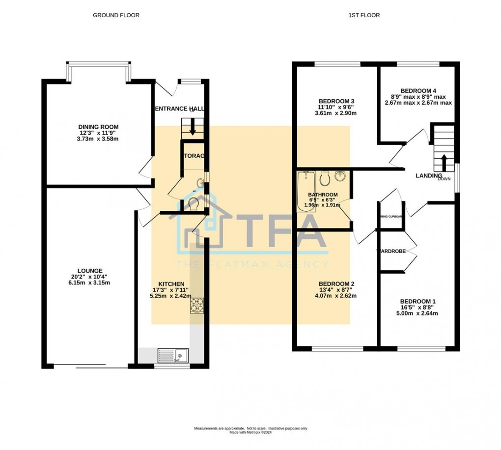 Floorplan for Whitley Wood Road, Reading