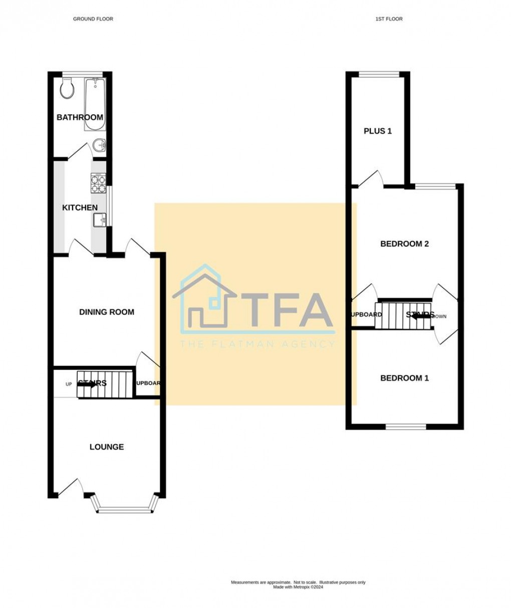 Floorplan for Clarendon Road, Reading,