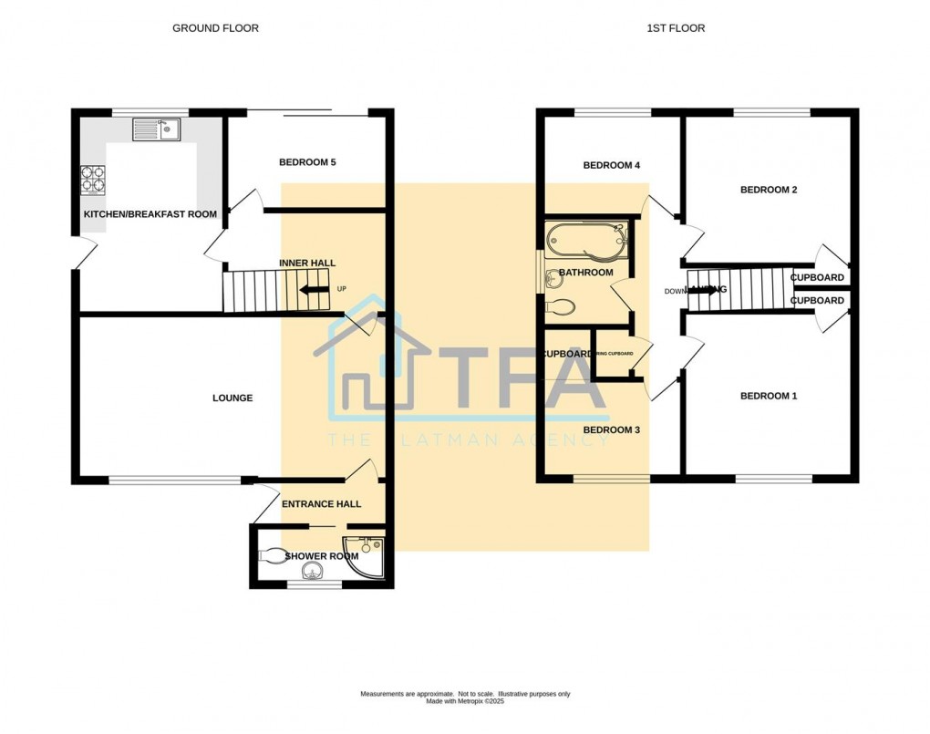 Floorplan for Benson Close, Reading,